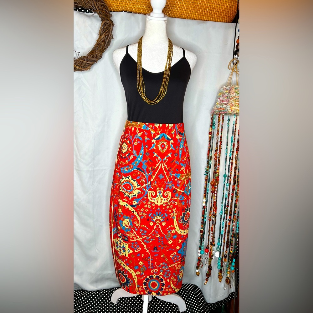 NWT Gretchen Scott Jersey Pencil Skirt - Magic Carpet - Picture 2 of 10